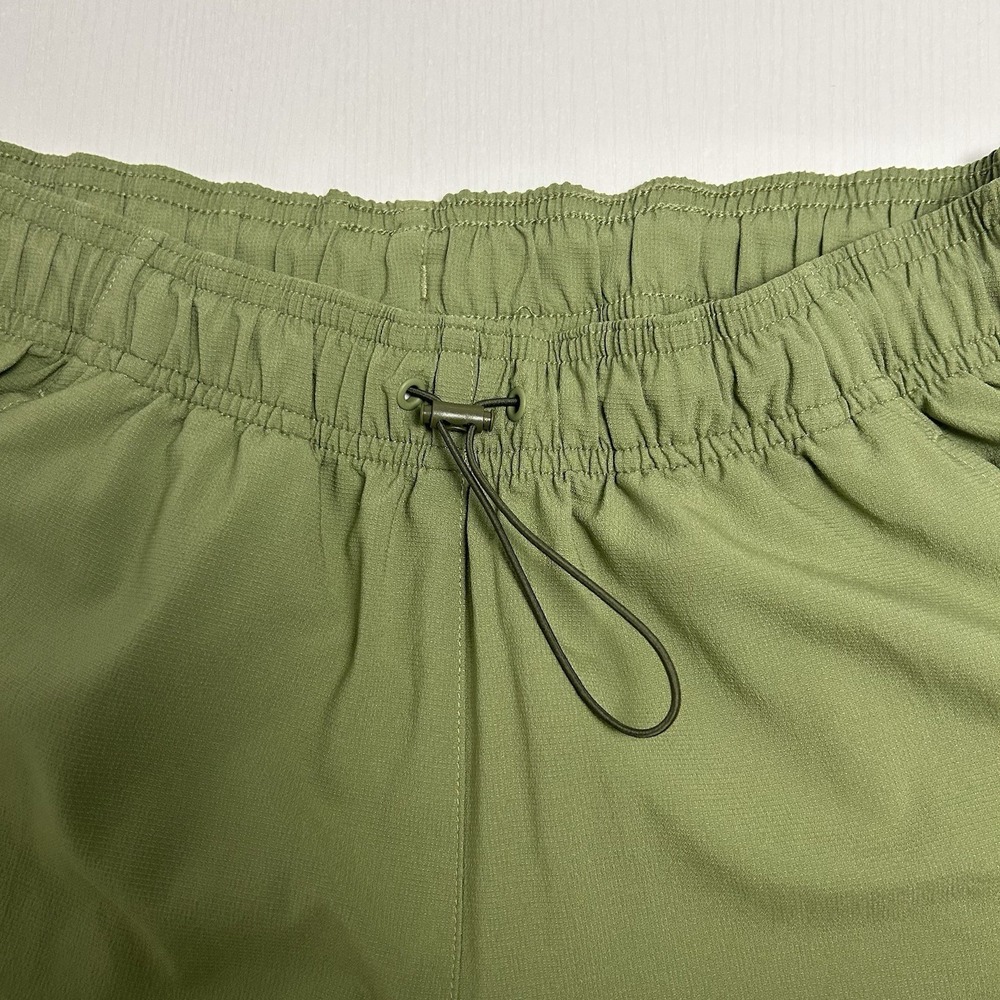 Nike Pants Womens Medium Green Dri-FIT Track Joggers Nike Air Zip Leg Cuff - Picture 5 of 10